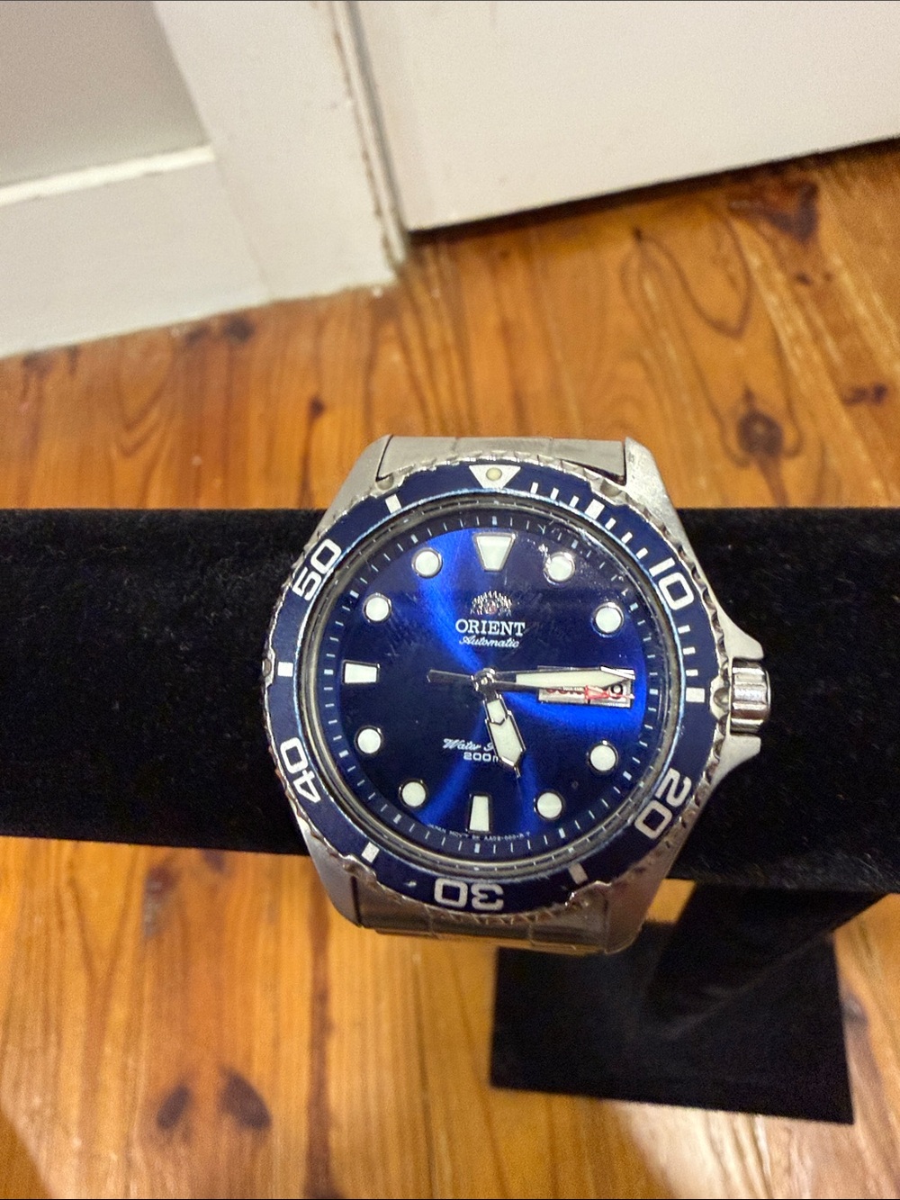 Orient Automatic Men's Blue Diver Watch